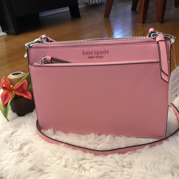 kate spade Handbags - Kate Spade Cross-body bag in Peony Pink